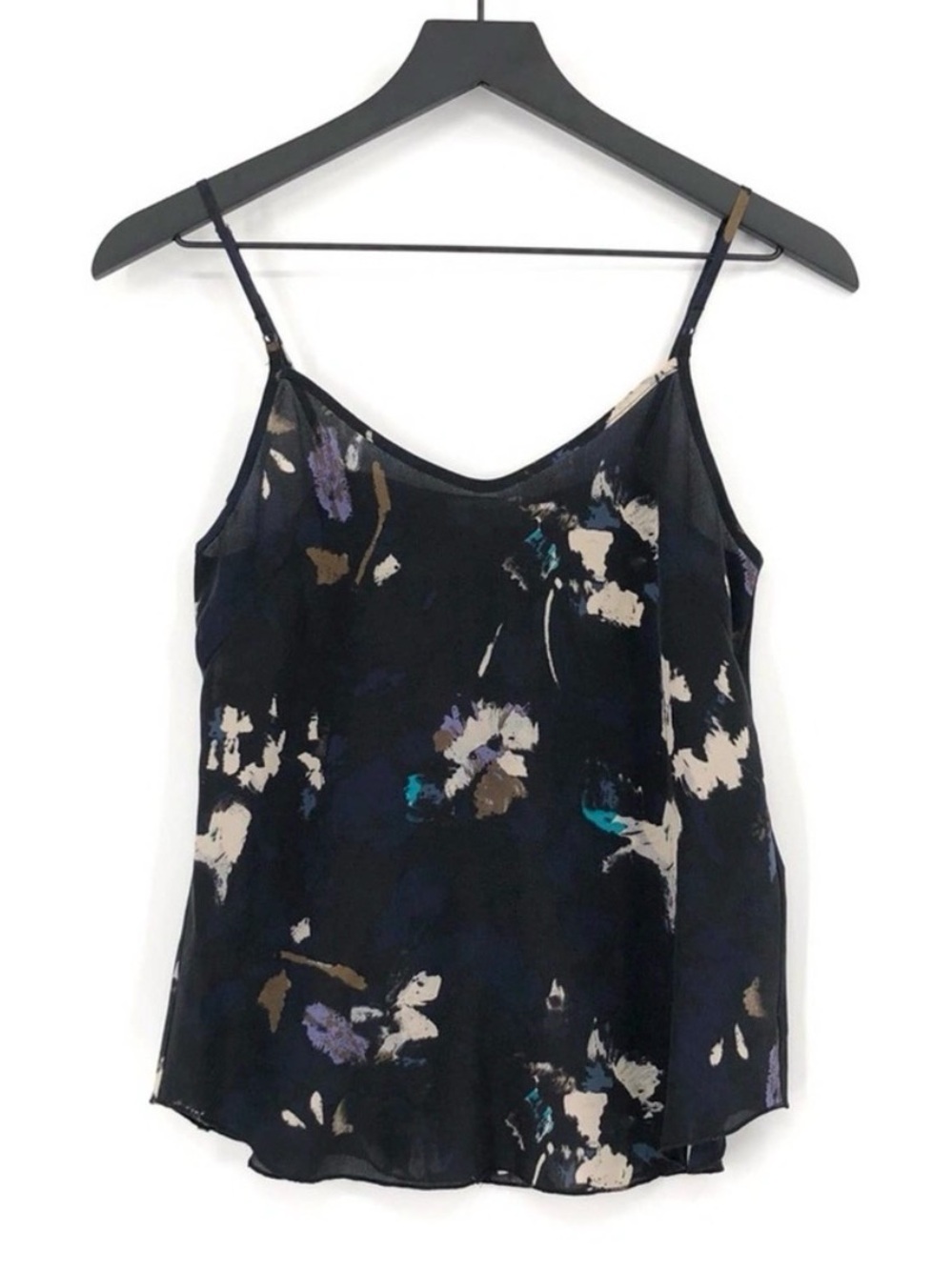Aritzia WILFRED 100% Silk Floral Cami Tank - Size M